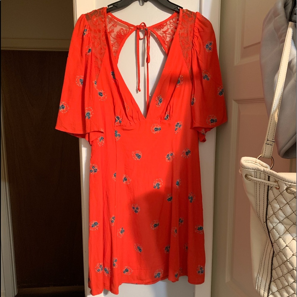Free People dress open back